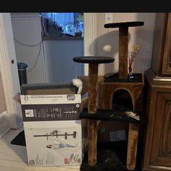 Two Cat Trees 1 New In Box 