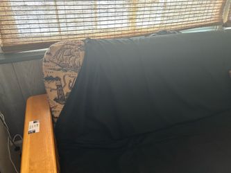 Wood futon