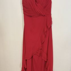 Red Cocktail Or Formal Dress 
