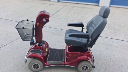 Red 4-Wheel Electric Mobility Scooter by Merits