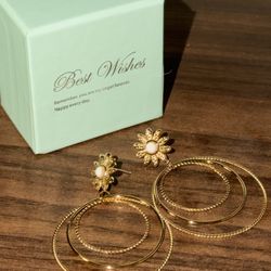 Sunflower Style Earrings Buy 1 Get 1 Free