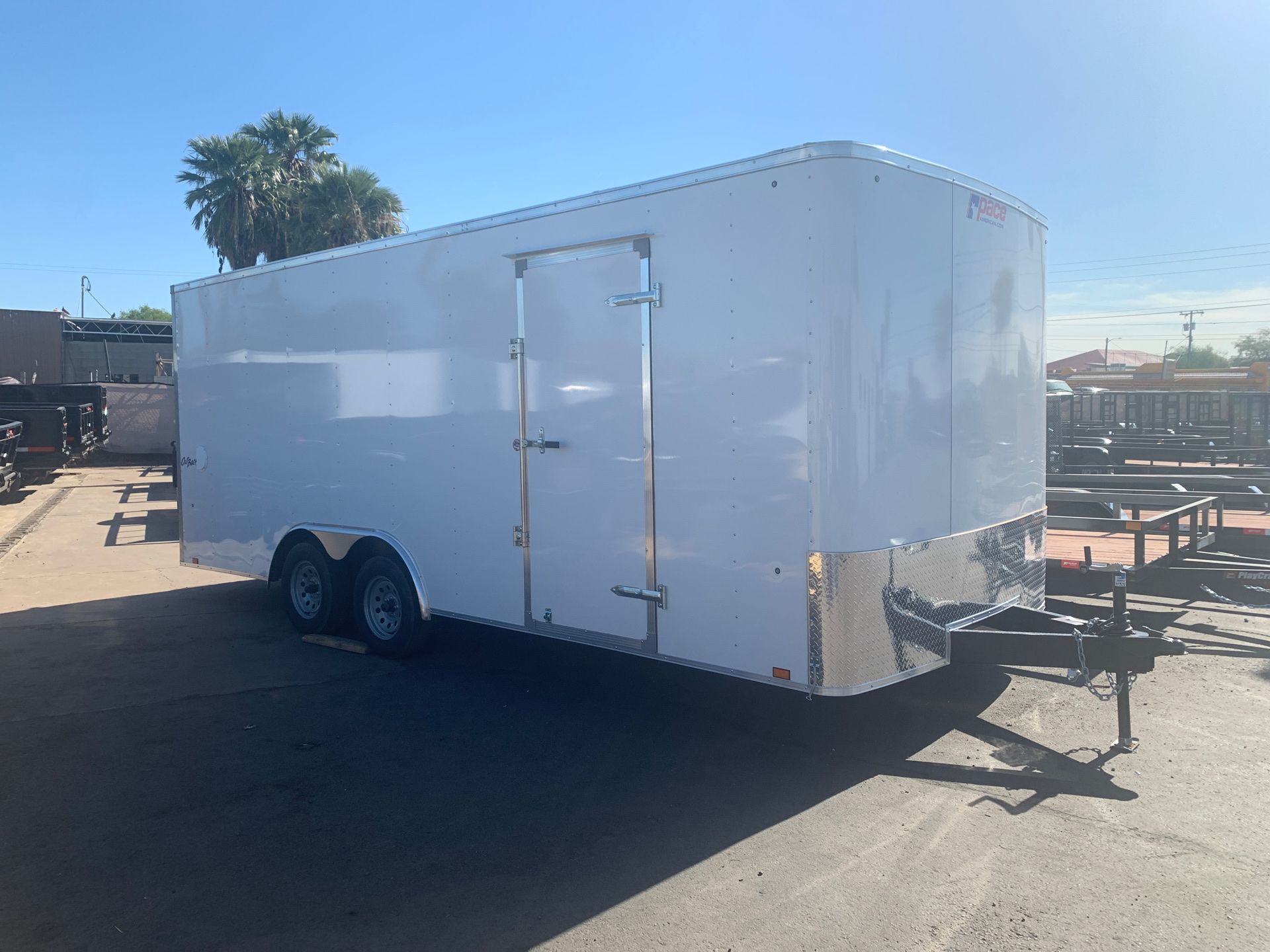 8.5x20 outback enclosed trailer