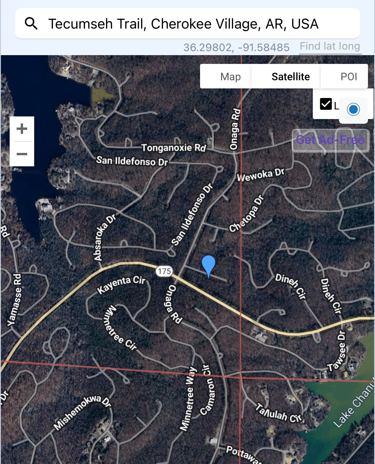 Lot For Sale In Cherokee village Arkansas