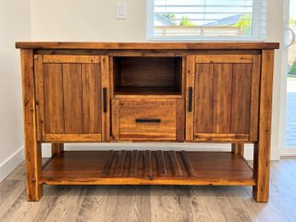 Solid Wood Vintage Sideboard