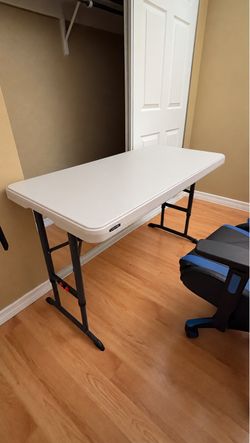 Lifetime Adjustable-Height Folding Table - $45