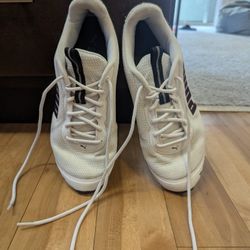 Puma Red And White Athletic Shoes