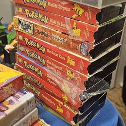 Vintage Pokémon VHS And DVD 
