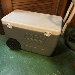 Coleman Cooler  With wheels