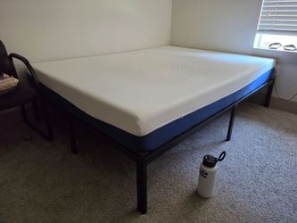 Queen mattress and bed frame