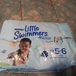 Huggies Little Swimmers 5 6 Size Pants Nemo Water Pants Diapers  Toodler Kids Boys Girls