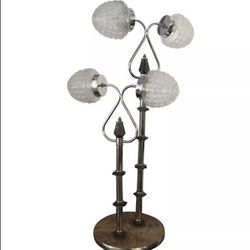 Vintage chrome 70s table lamp