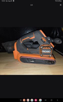 Ridgid 18V Brushless Cordless 3 in. x 18 in. Belt Sander (Tool Only)