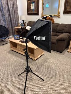 Set of 3 TORJIM SOFTBOX PHOTO LIGHTS