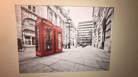 Phone booth painting