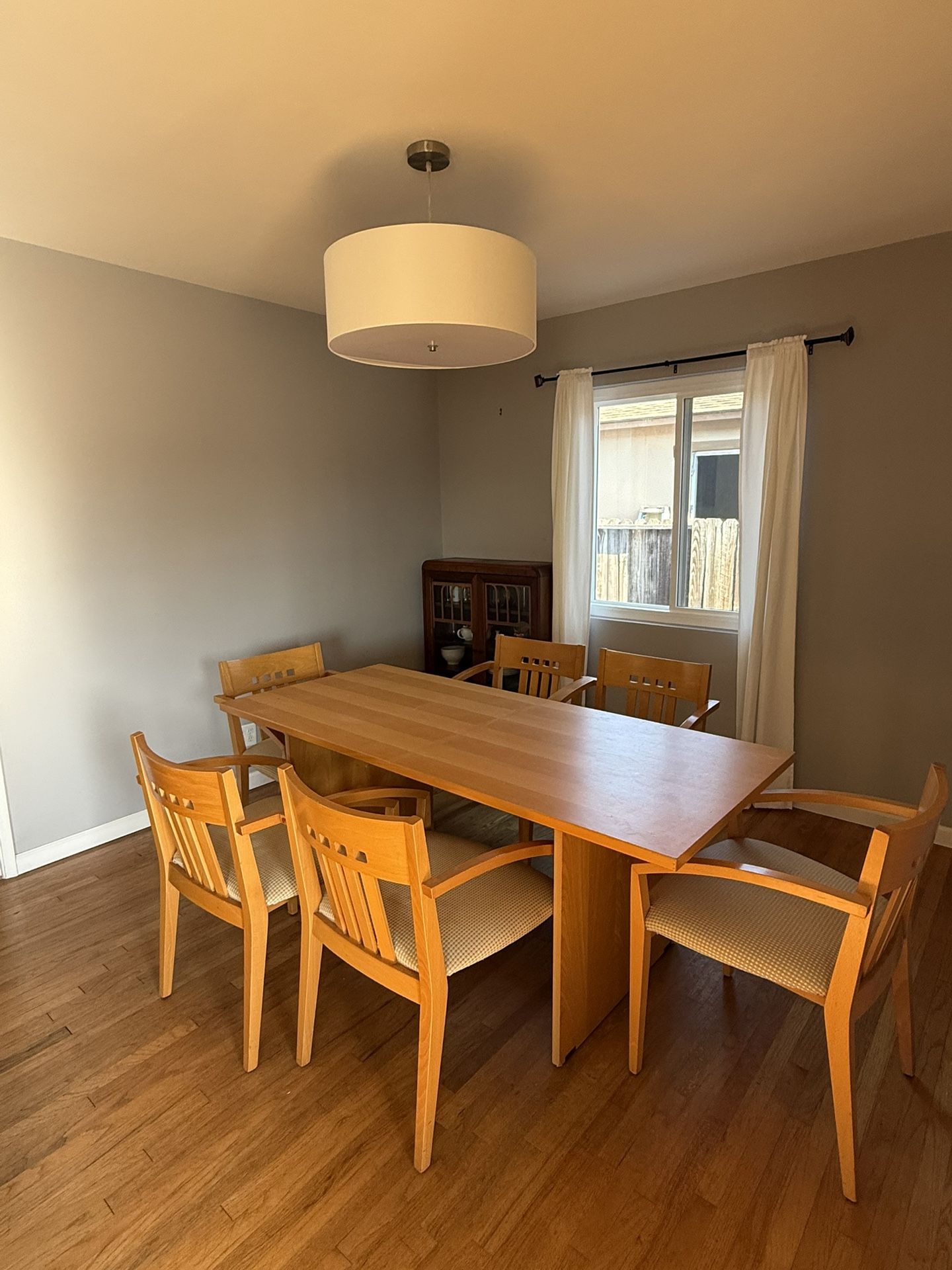 Mid Century Modern Dining Table With 6 Chairs 