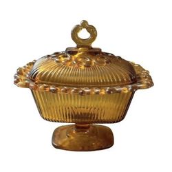 Tiara Indiana Amber Glass - Multiple Items