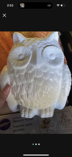 Glass Decorative Owl 