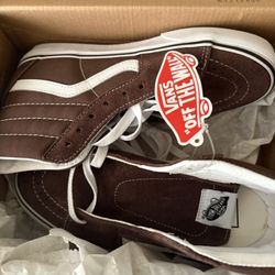 Brand New Vans Brown High Tops 