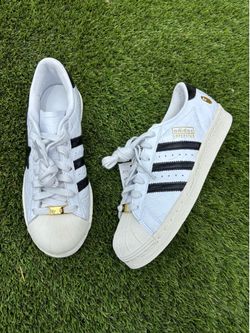 BAPE X ADIDAS SUPERSTAR VINTAGE “WHITE BLACK” SNEAKERS SIZE M5.5/W6.5