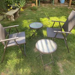 4 Pieces Outdoor Furniture Set 