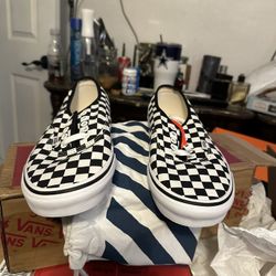 Men’s Vans Brand New (checkered) Black & White 