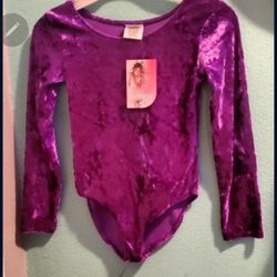 Danskin Now Purple Leotard  ..size Med..u Or 8 Year Old..brand New!