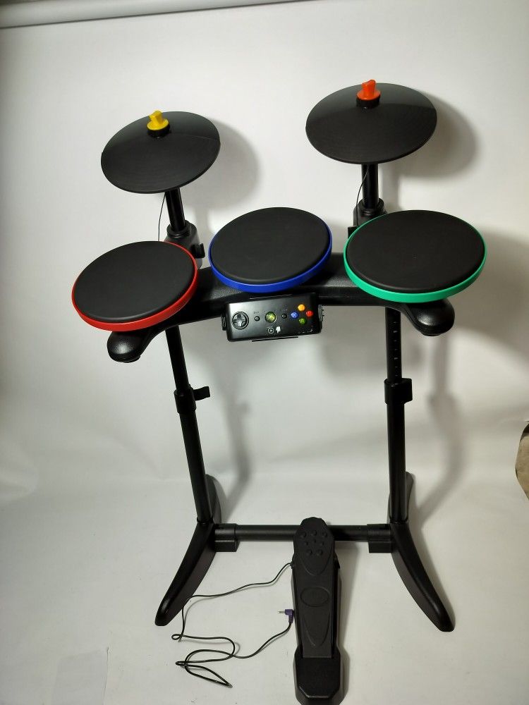 Activision XBOX 360 Wireless Drum Kit Controller (contact info removed)8 With Pedal. Tested.