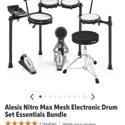  Alesis Nitro Max  Mesh Electronic Drum Kit