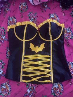 Batman corset costume top