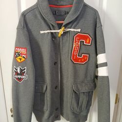 COOGI VINTAGE CHAMPIONS LETTERMAN SWEATER JACKET