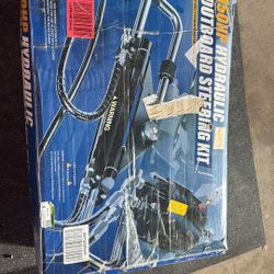 Hydraulic outboard steering kit