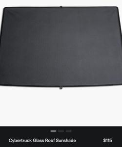 Cybertruck Glass Roof Sunshade