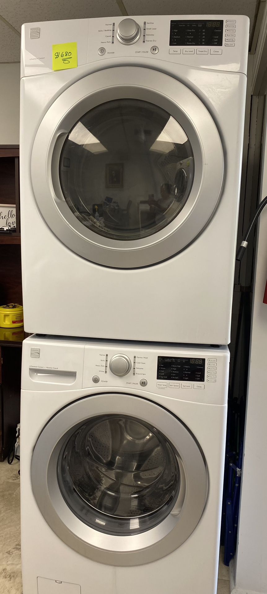 Kenmore Washer And Dryer Set Working Perfectly Fine 