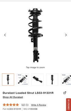 Duralast Loaded Front Struts: Fits: 2011-2014 Hyundai Sonata