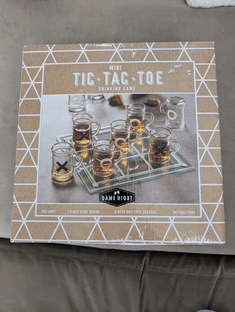 Brand New Tic Tac Toe Drinking Game