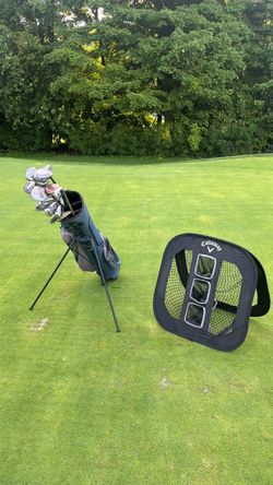 Golf Clubs & Bag & Callaway Trainer