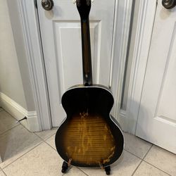 Vintage Harmony 1950S     H 1215 Acoustic Guitar Tobacco Sunburst