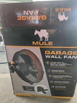 Garage wall fan