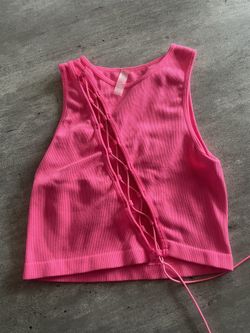 Pink Crop Top