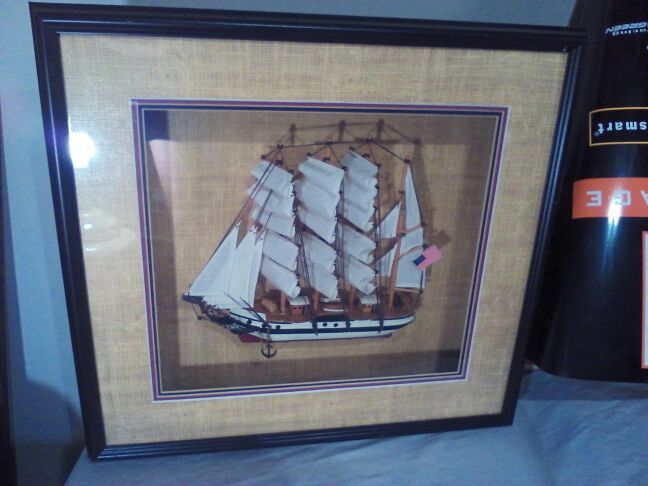 Shadow box sailboat