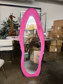 Pink Body Mirror 63”