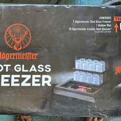 Brand New Jagermaister, Shot Glass Freezer