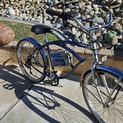 Old School E Cruiser Bike 