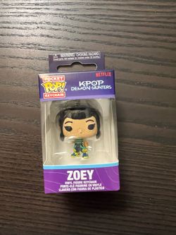 Zoey Funko Pocket Pop Keychain K-Pop Demon Hunters Movies Animation Huntr/X