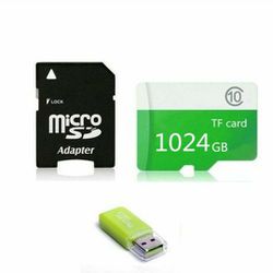 Micro Sd Card and USB Adapter High Speed 1024GB For Mobile and PC Brand New High Speed Memory Size 1024GB