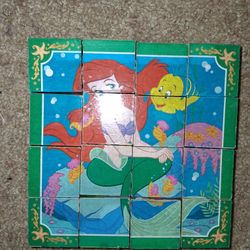 Disney Princess Wooden Cube Puzzle 