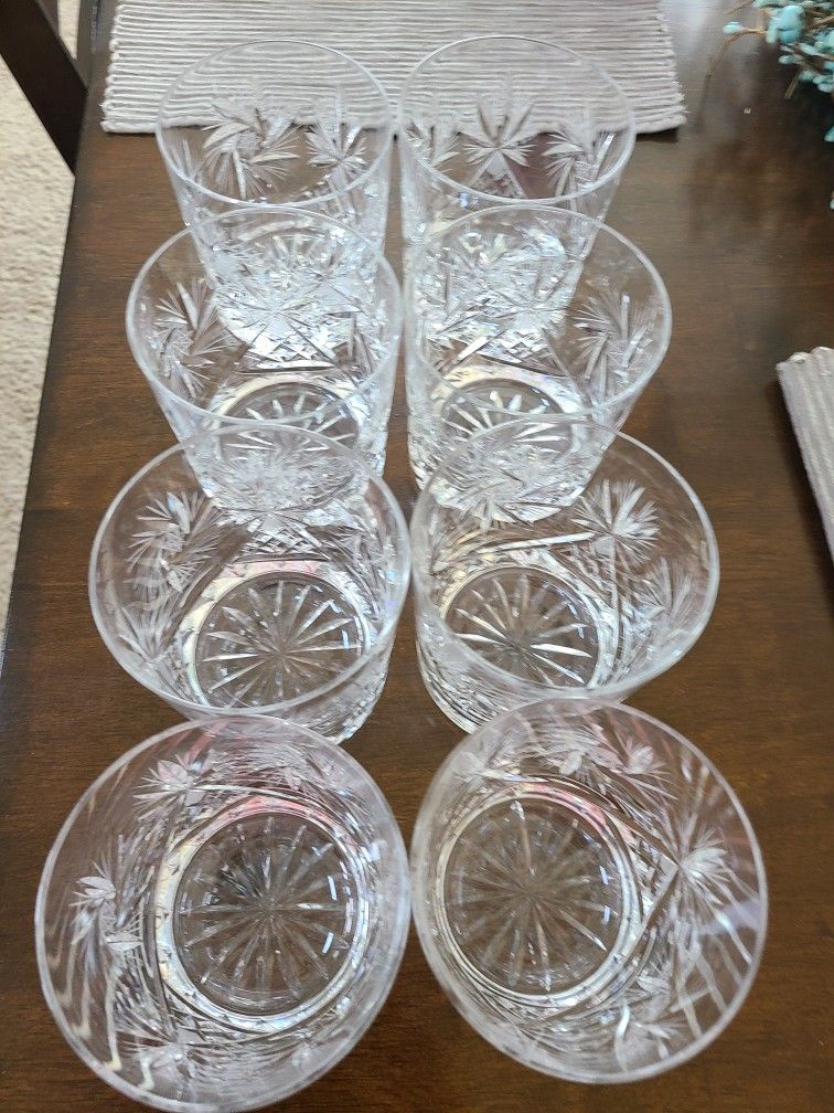 Vintage Cut Crystal Tumblers