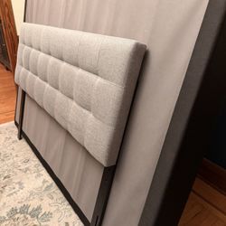 Queen Headboard & Boxspring 