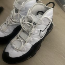 Nike Air Max Uptempo '95 sneakers in a white and black colorway