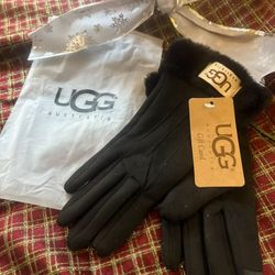 UGG Suede Gloves For Winter 
